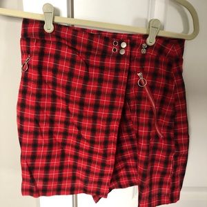 Plaid Skirt WORN ONCE